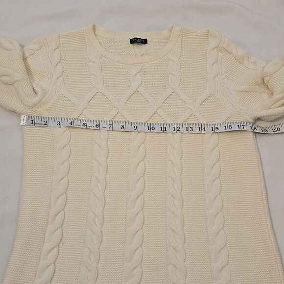 Talbots cable knit sweater size medium (missing) - Picture 6 of 8